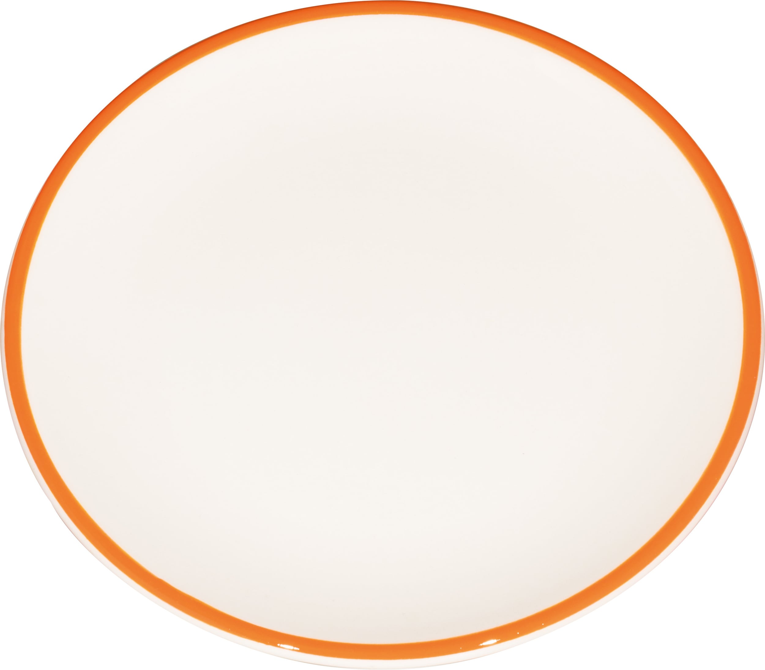 Talerz śniadaniowy Lido Rim 21 cm pomarańczowy