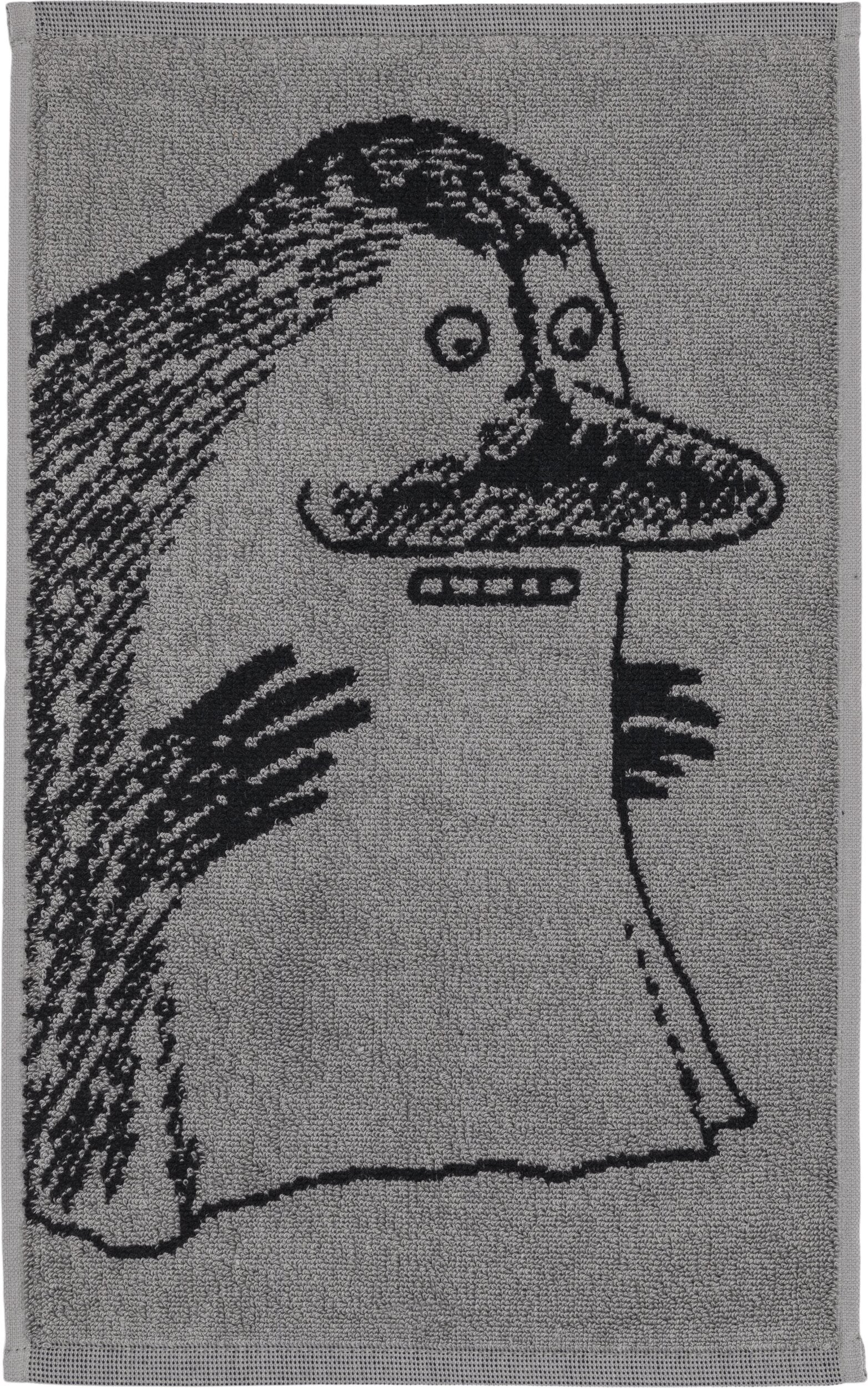 Ręcznik Arabia Finland Muminki Buka 30 x 50 cm szary