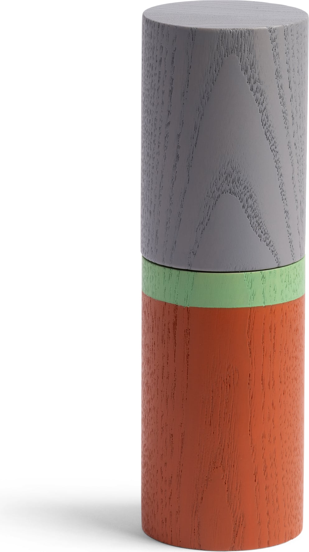 Solniczka i pieprzniczka Horizons 16 cm szaro-pomarańczowa