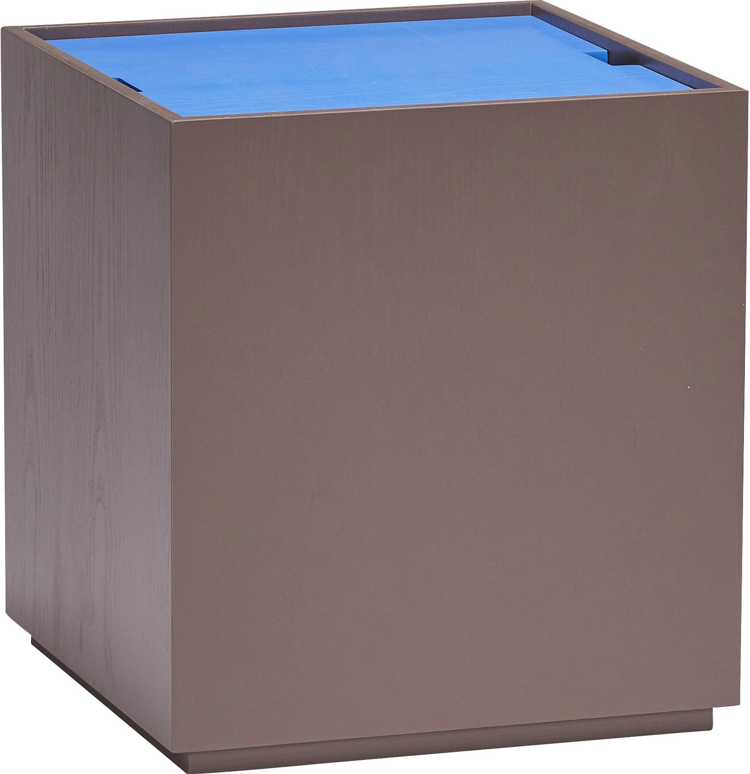 Stolik boczny Vault 45 cm brązowo-niebieski