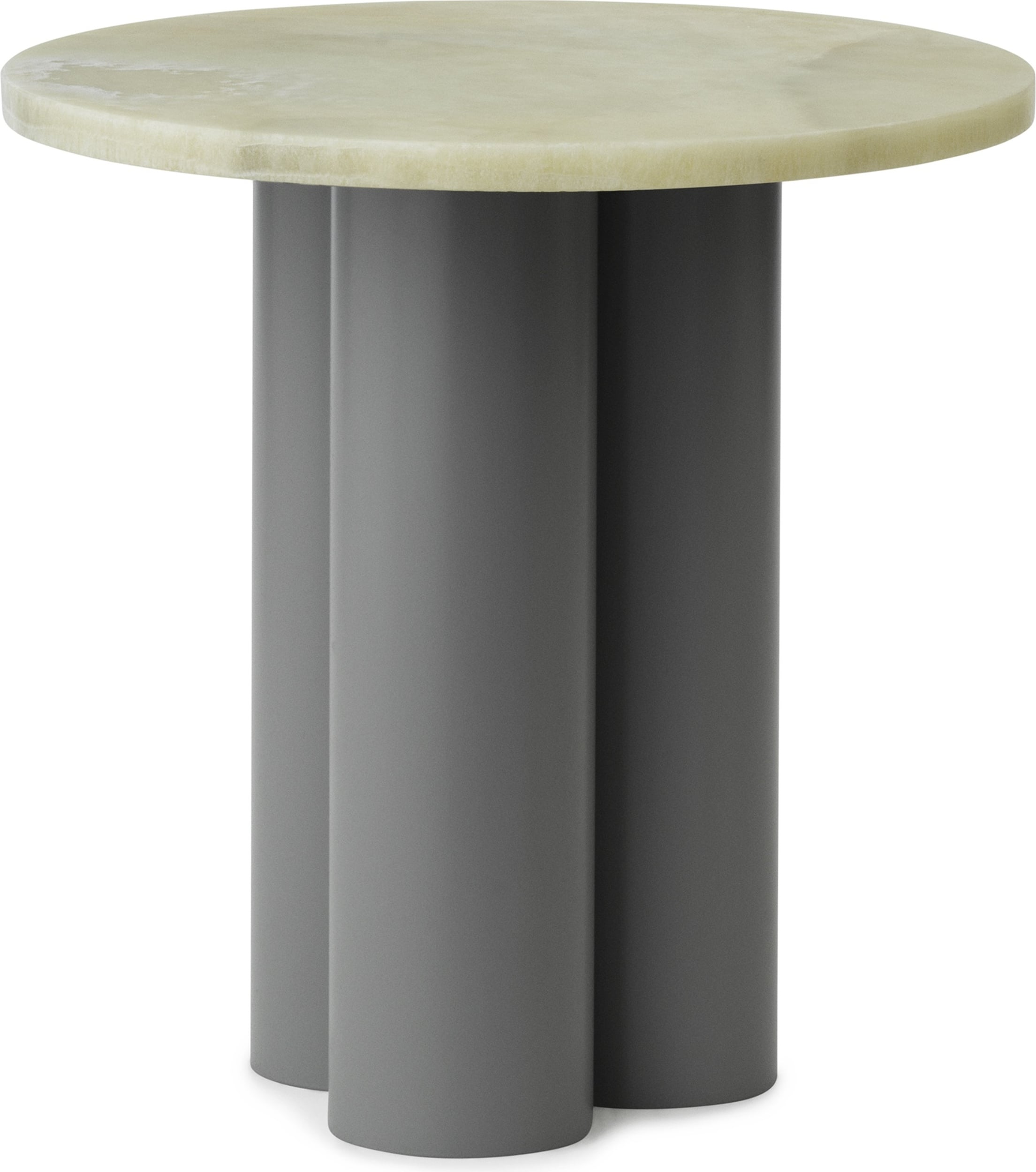 Stolik Dit Onyx Emerald na szarych nogach