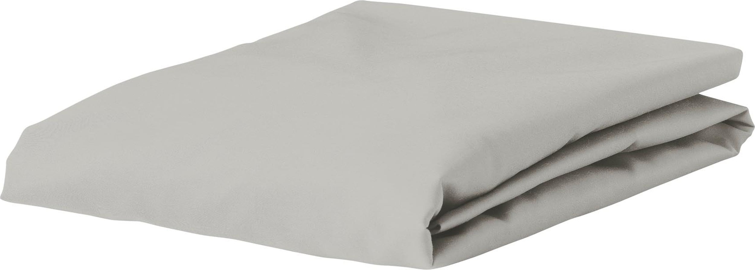Prześcieradło z gumką Premium Percale 180 x 220 cm srebrne