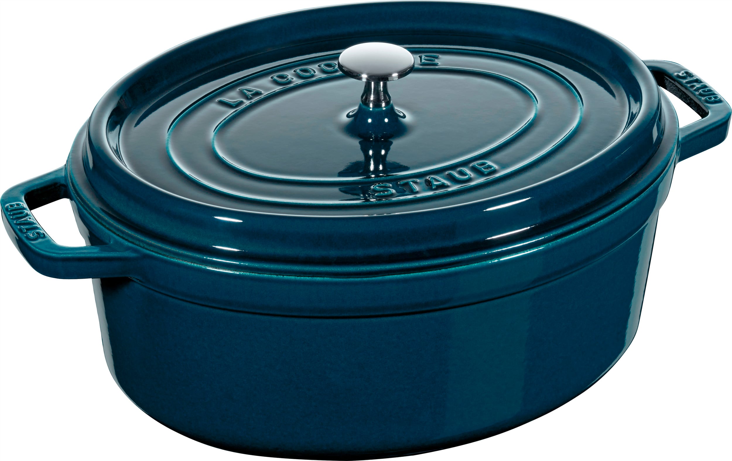 Garnek La Cocotte owalny 5 5 l morski żeliwny