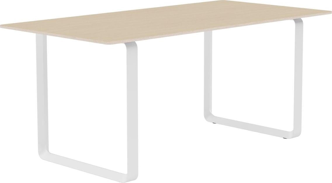 Stół Muuto 170 x 85 cm naturalny nogi białe