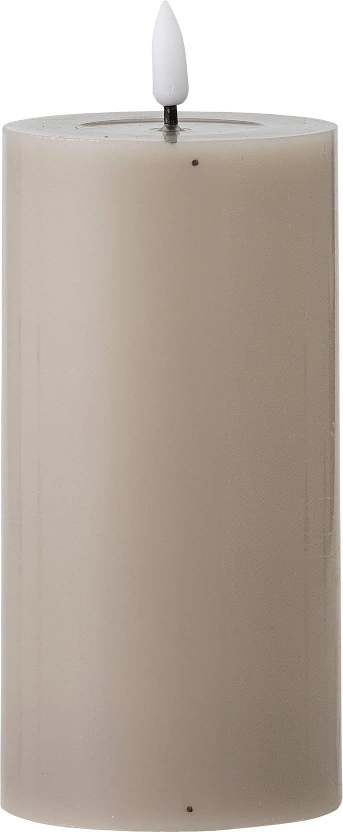 Świeca LED Ponza 15 cm beżowa