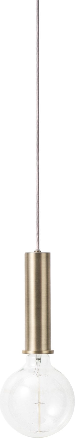 Lampa wisząca Socket Pendant duża mosiężna