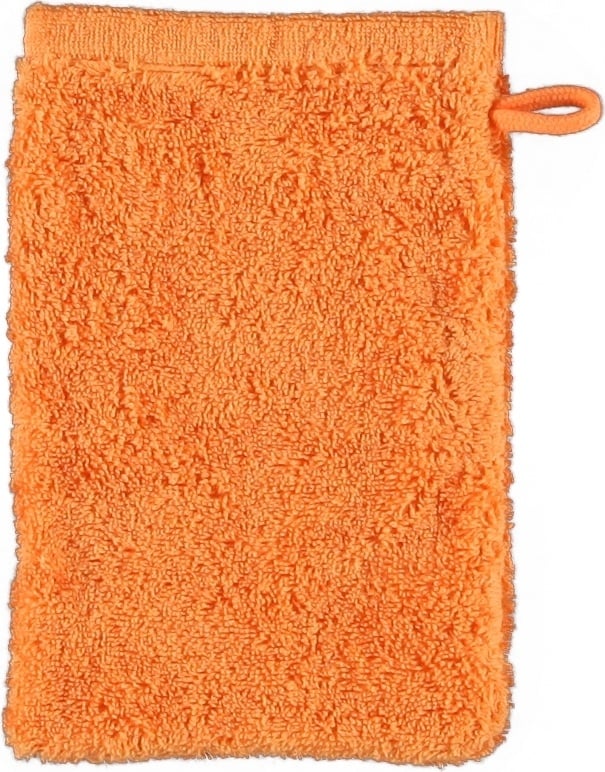 Rękawica kąpielowa Lifestyle Sport gładka 16 x 22 cm mandarynkowa