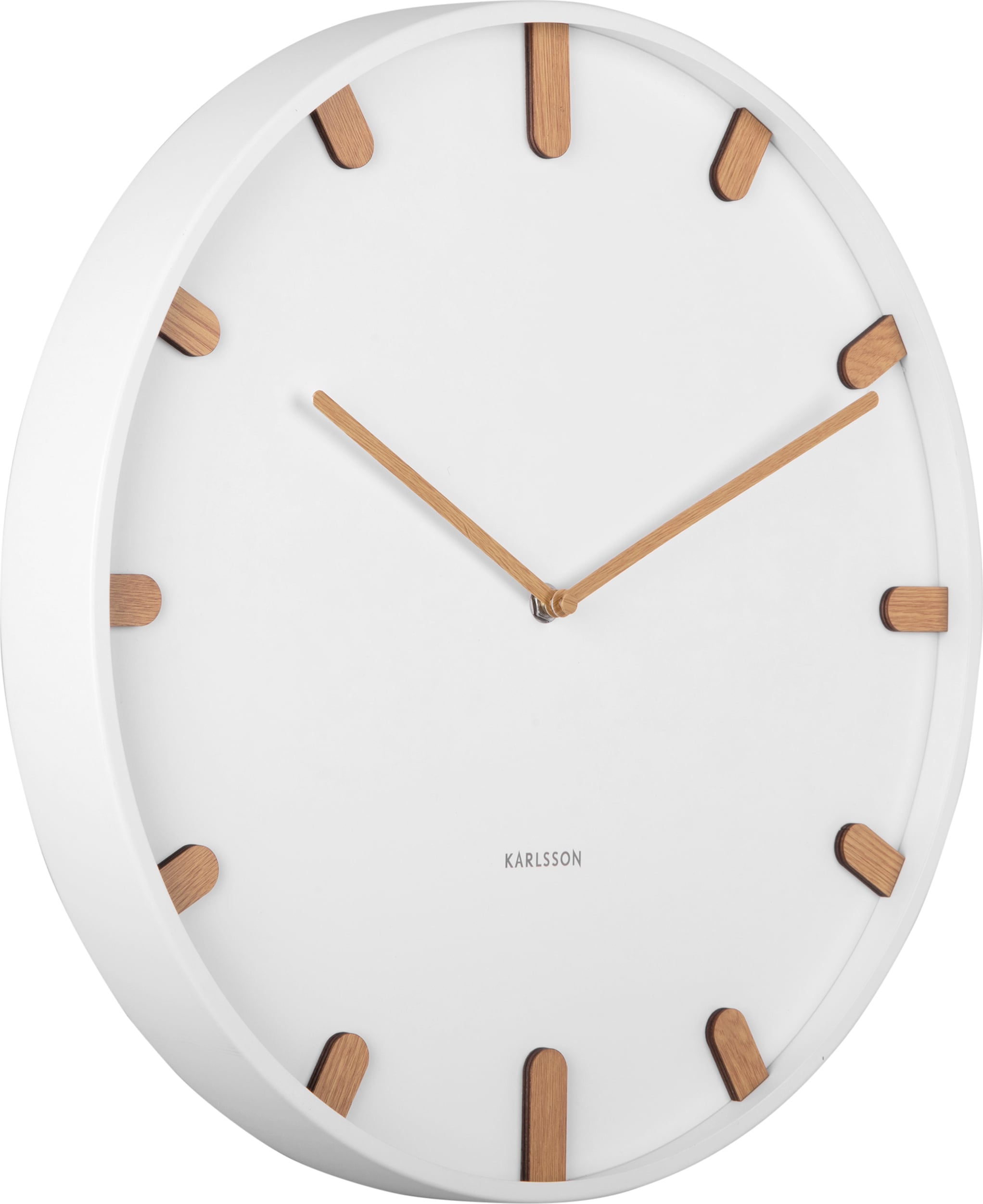 Zegar ścienny Grace 40 cm biały