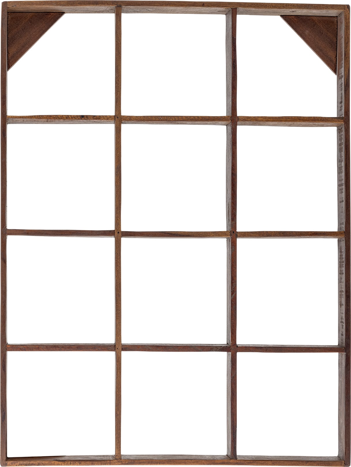 Półka ścienna Tilo 53 x 70 cm z drewna z recyklingu