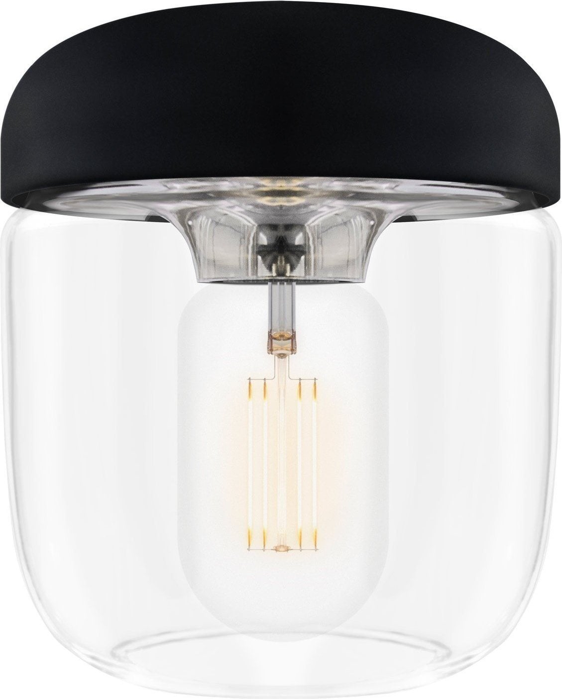 Lampa Acorn czarna lustrzany chrom