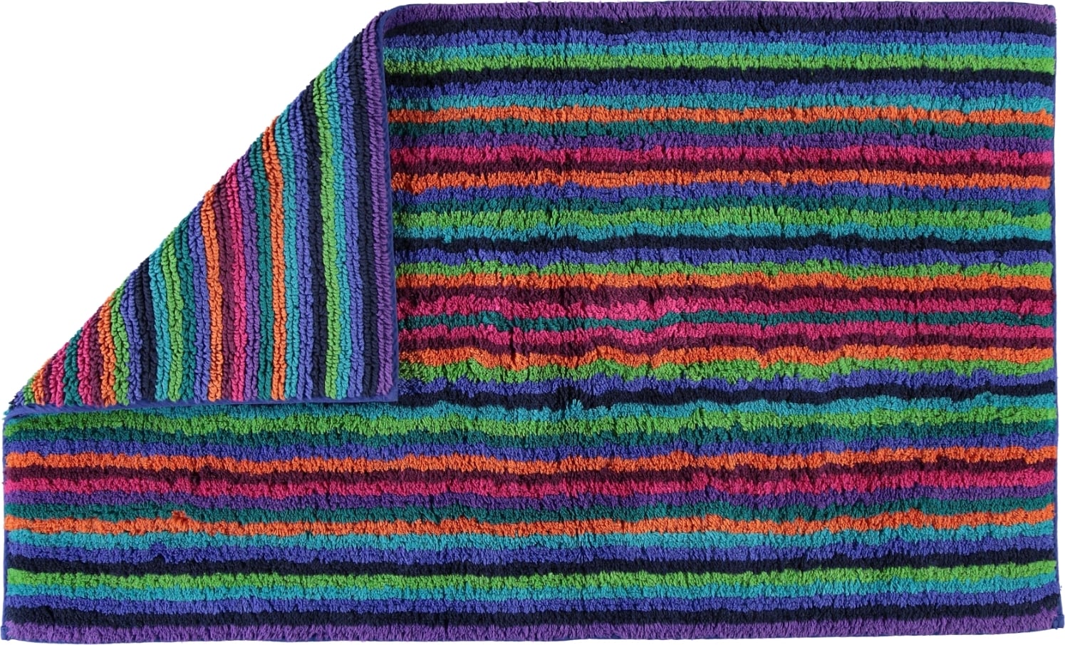 Dywanik łazienkowy Stripes 60 x 100 cm kolorowy ciemny