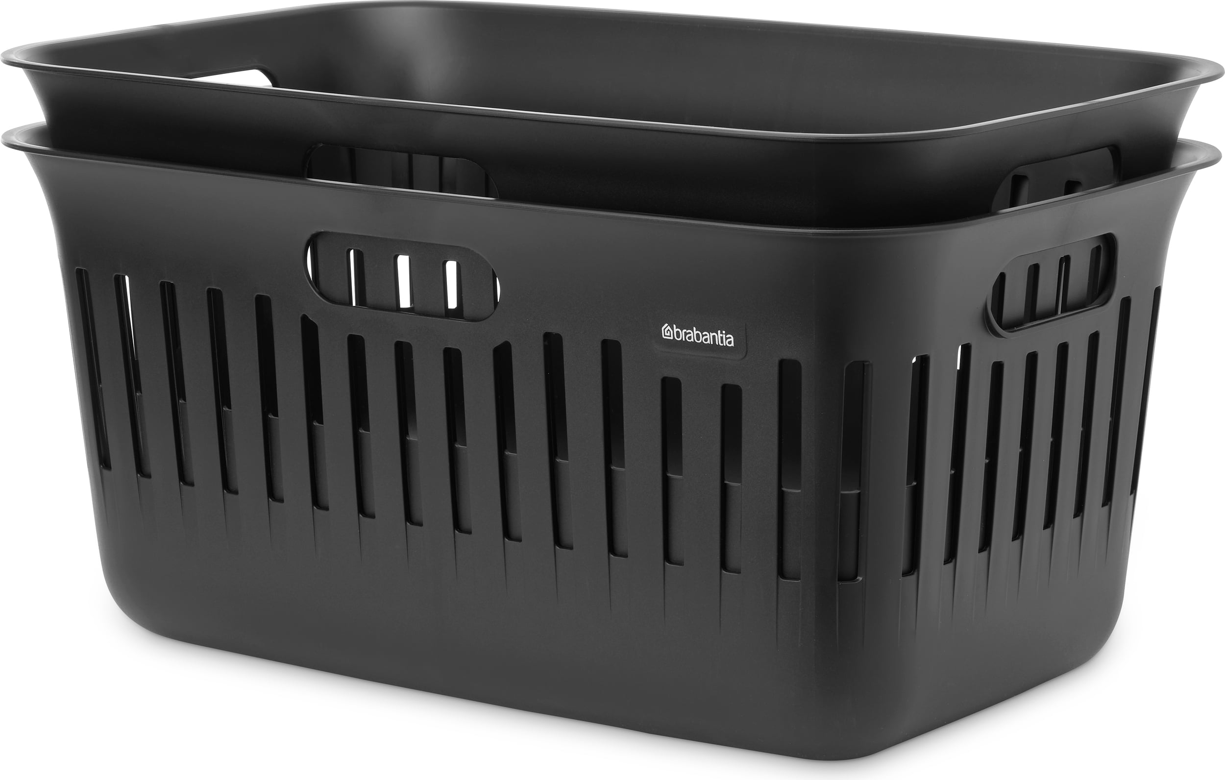 Kosze na pranie Collect-It 40 l czarne 2 szt.
