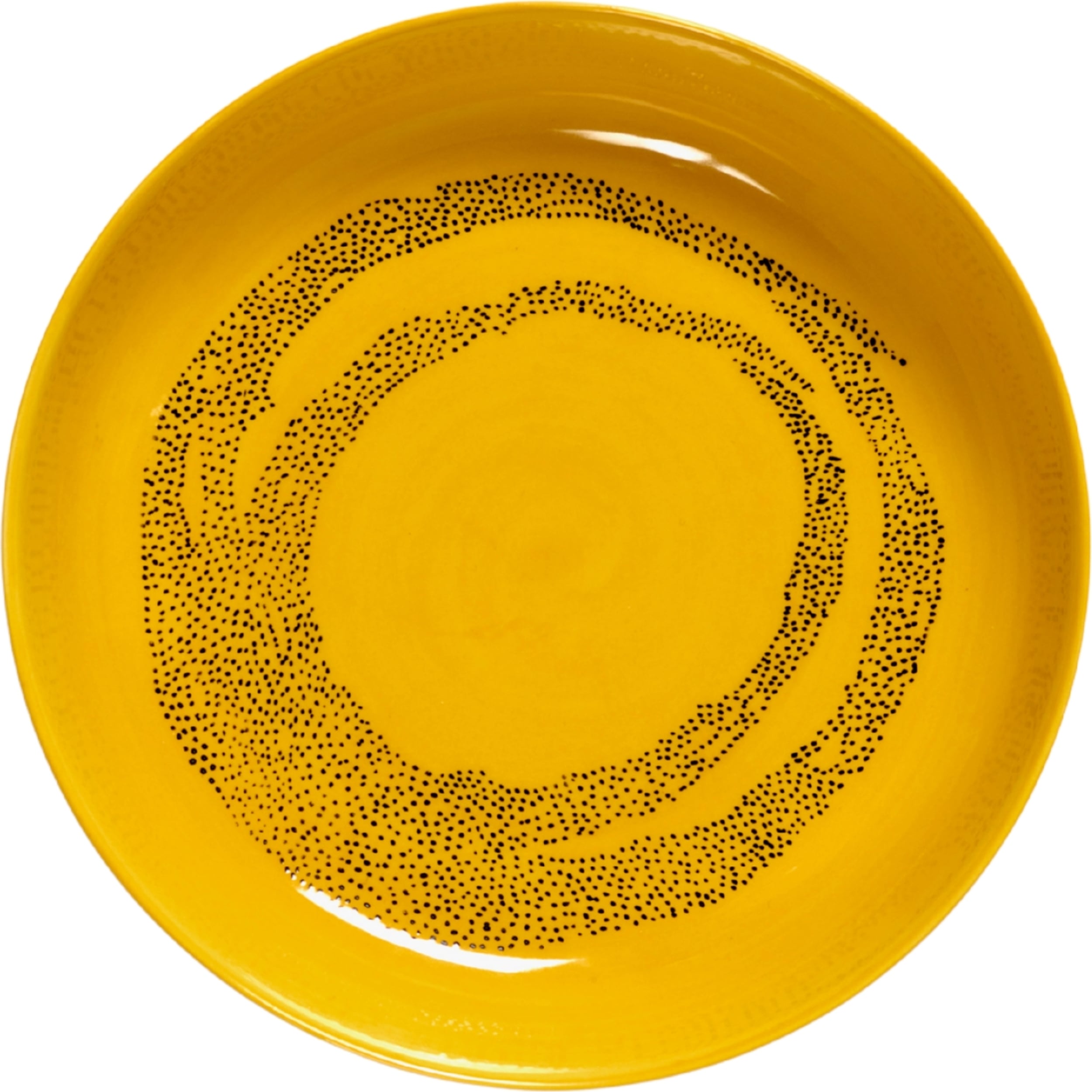 Talerz głęboki Feast 22 cm żółto-czarny