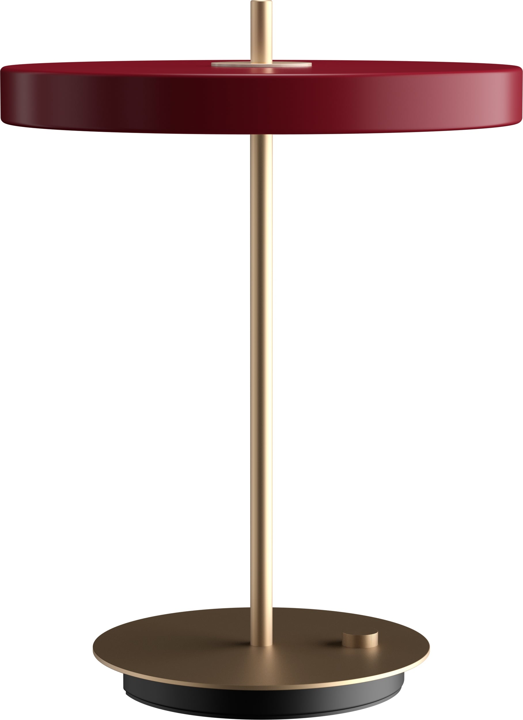 Lampa stołowa Asteria bordowa