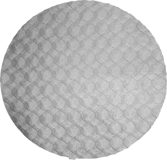 Dywan Diamond Cut okrągły 200 cm szary
