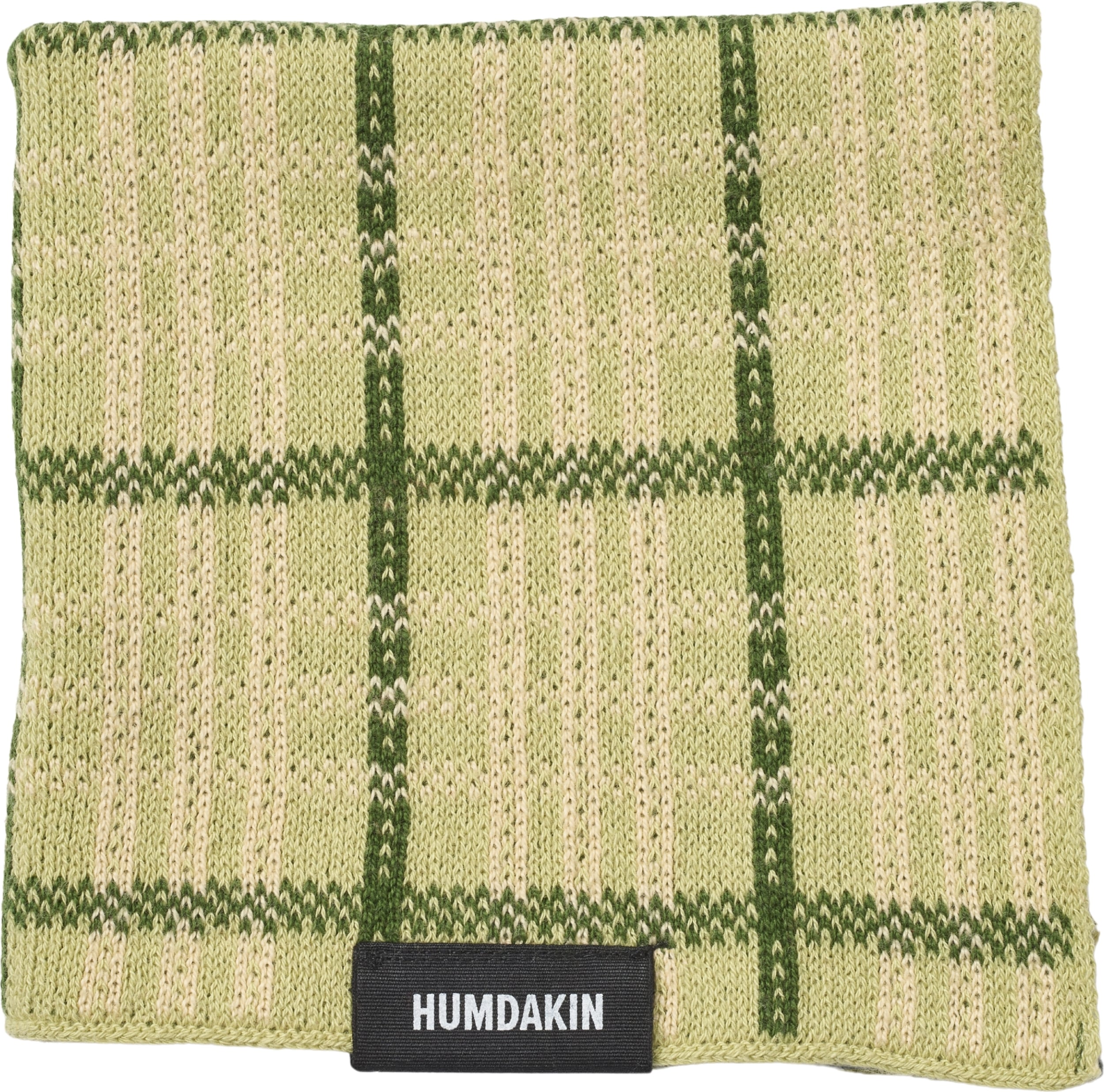 Ściereczka do naczyń Humdakin Knitted w kratkę 28 x 28 cm zielona