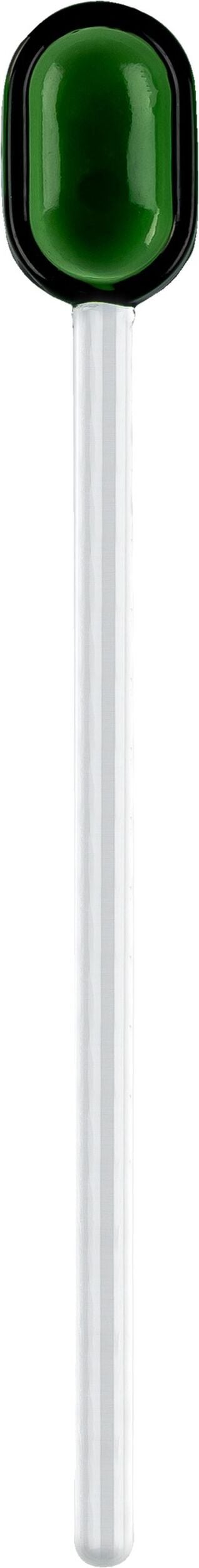 Łyżeczka Muurla 15 5 cm zielona szklana