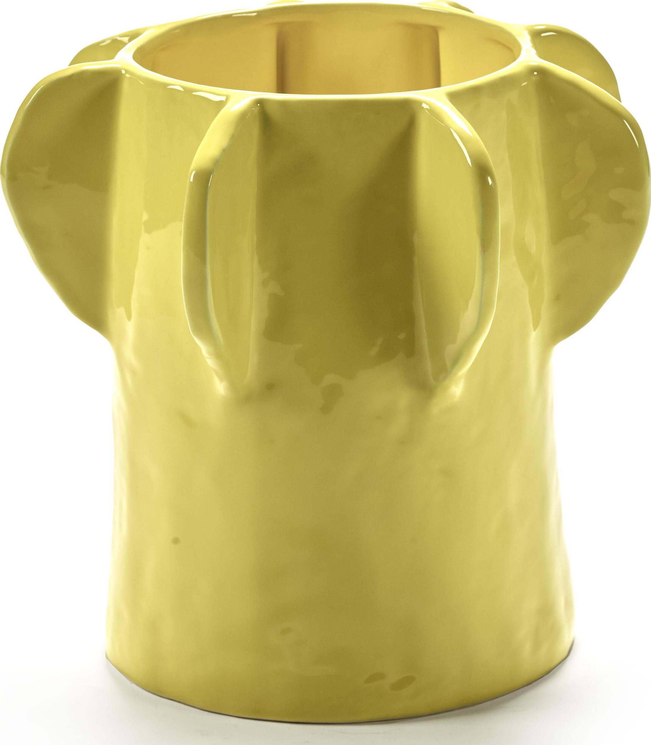 Osłonka na doniczkę Molly 25 cm żółta