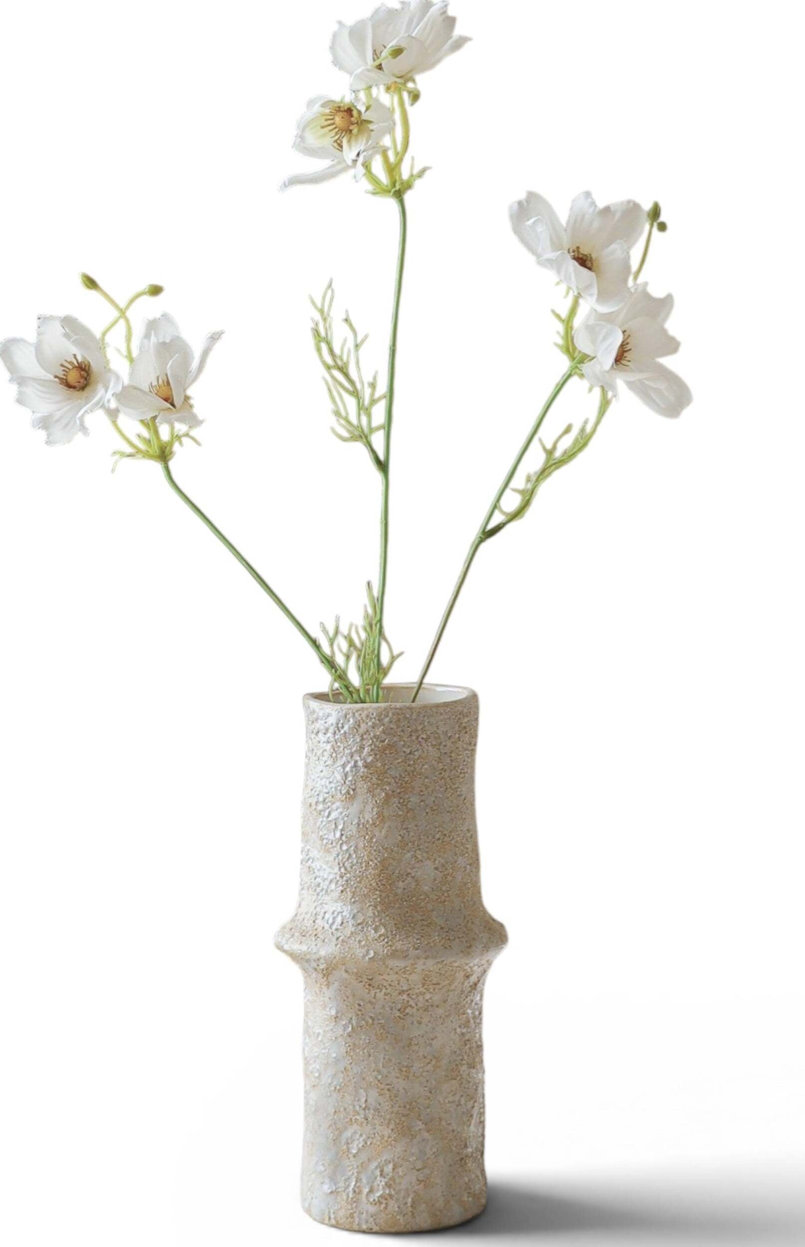 Kwiat sztuczny Botane kosmos 58 cm biały