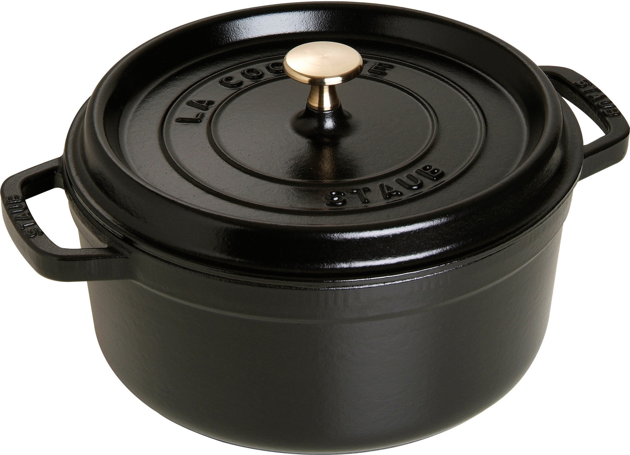 Garnek La Cocotte 5 2 l czarny żeliwny