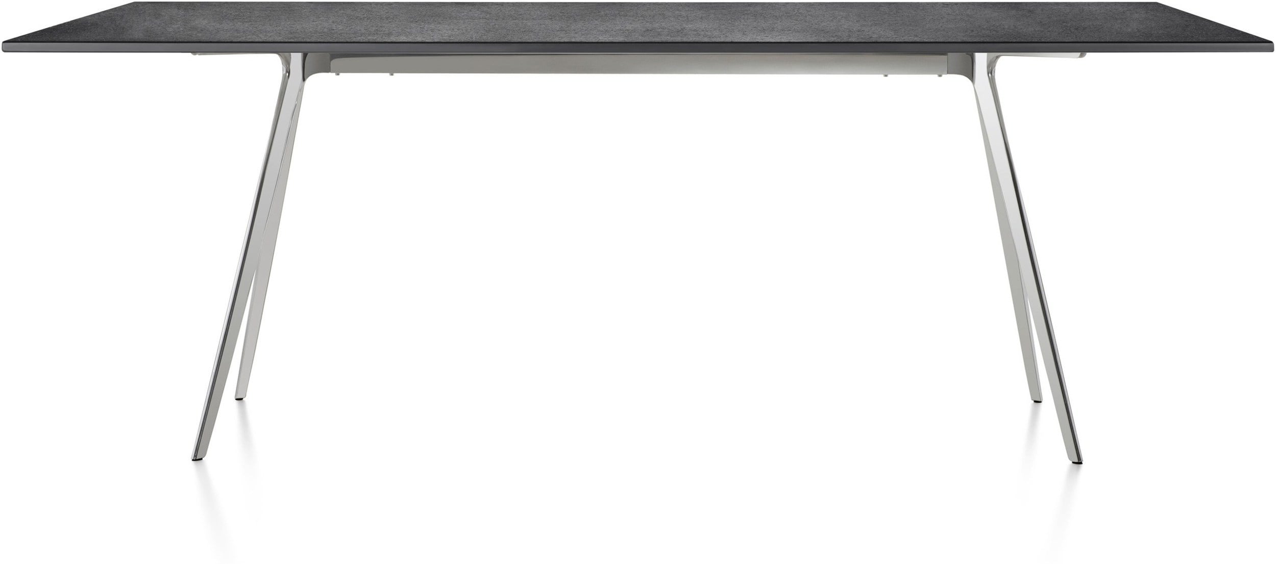 Stół Baguette 160 cm blat łupek rama polerowana