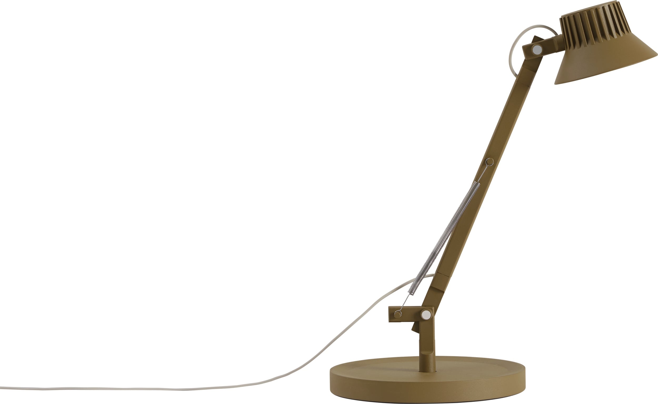 Lampa stołowa Dedicate S1 brązowozielona z podstawą
