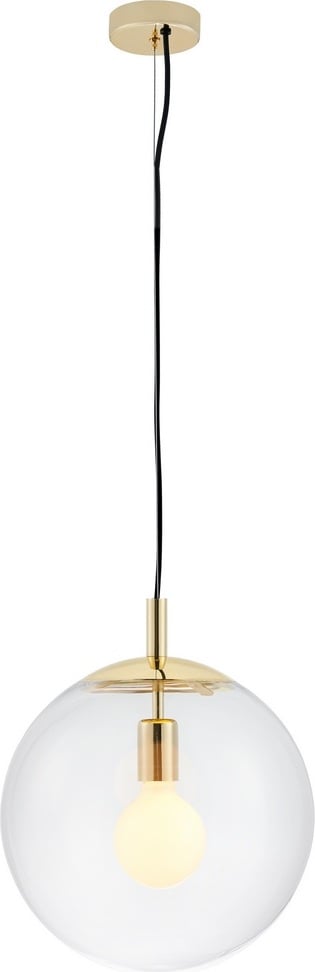 Lampa sufitowa Alur L złota przezroczysta