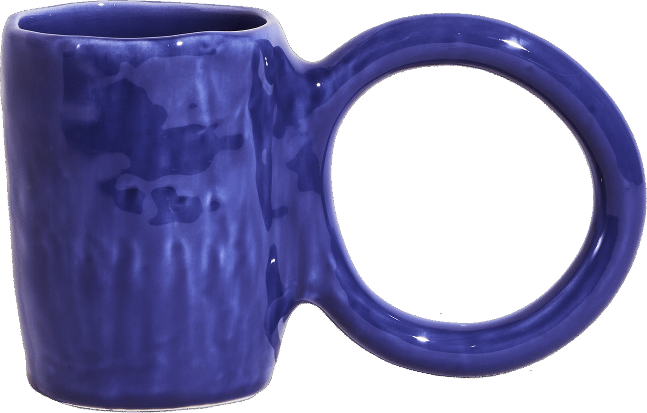 Kubek Donut 12 cm niebieski