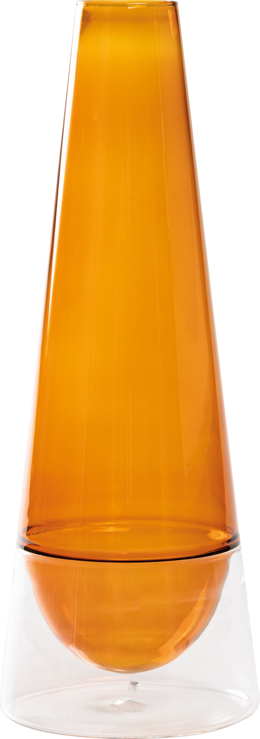 Wazon Conosfera 35 cm bursztynowy