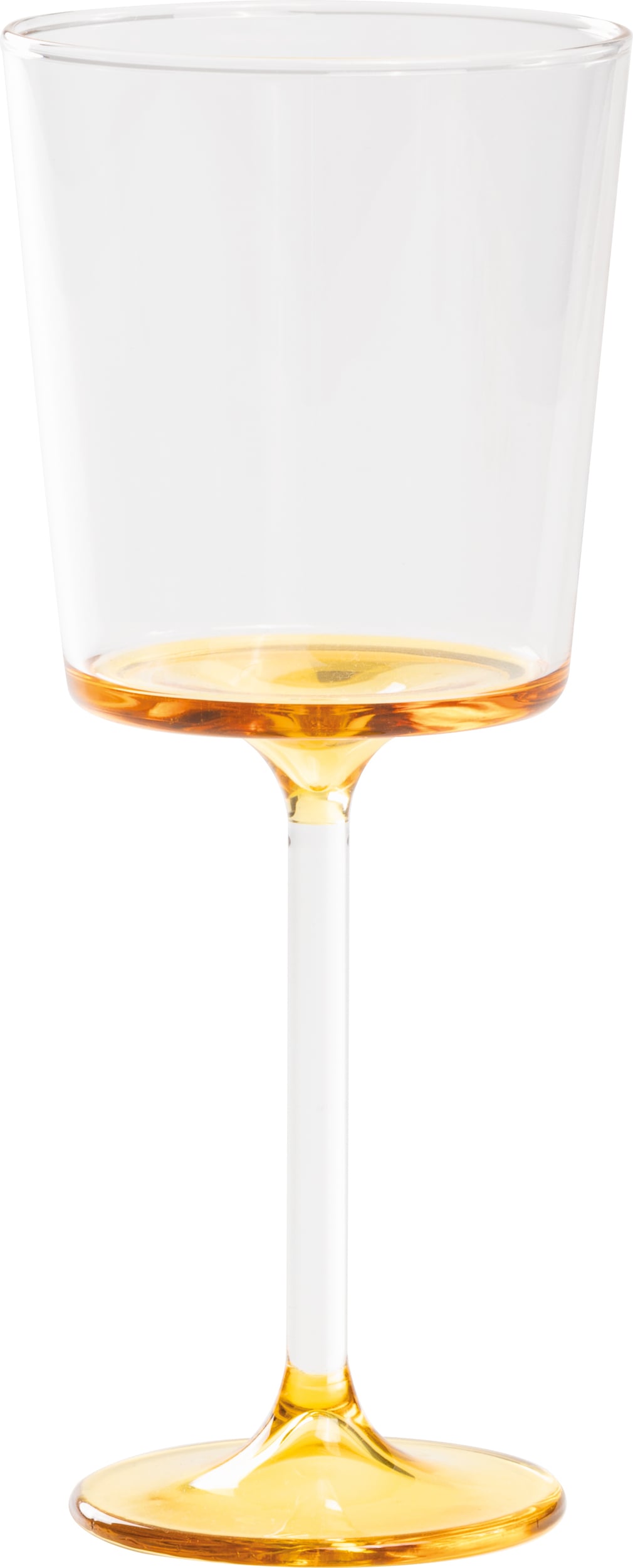 Kieliszek do wina czerwonego Discobolo 465 ml żółty