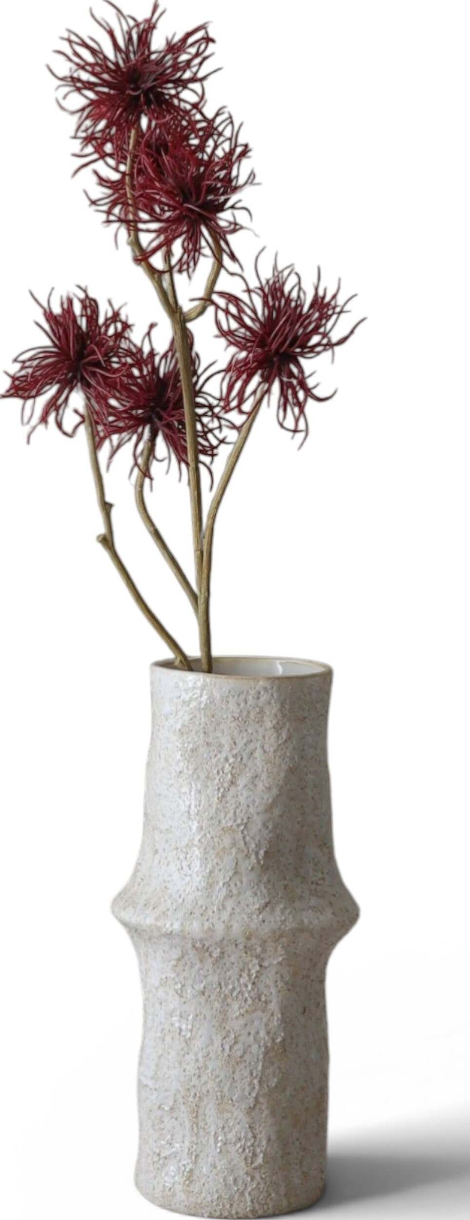 Kwiat sztuczny Botane czosnek ozdobny 73 cm ciemnoczerwony