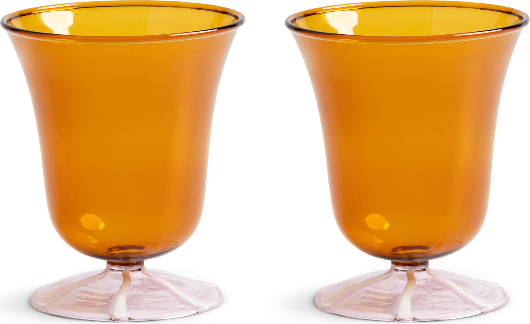 Kieliszki do wody Eve 200 ml bursztynowe 2 szt.