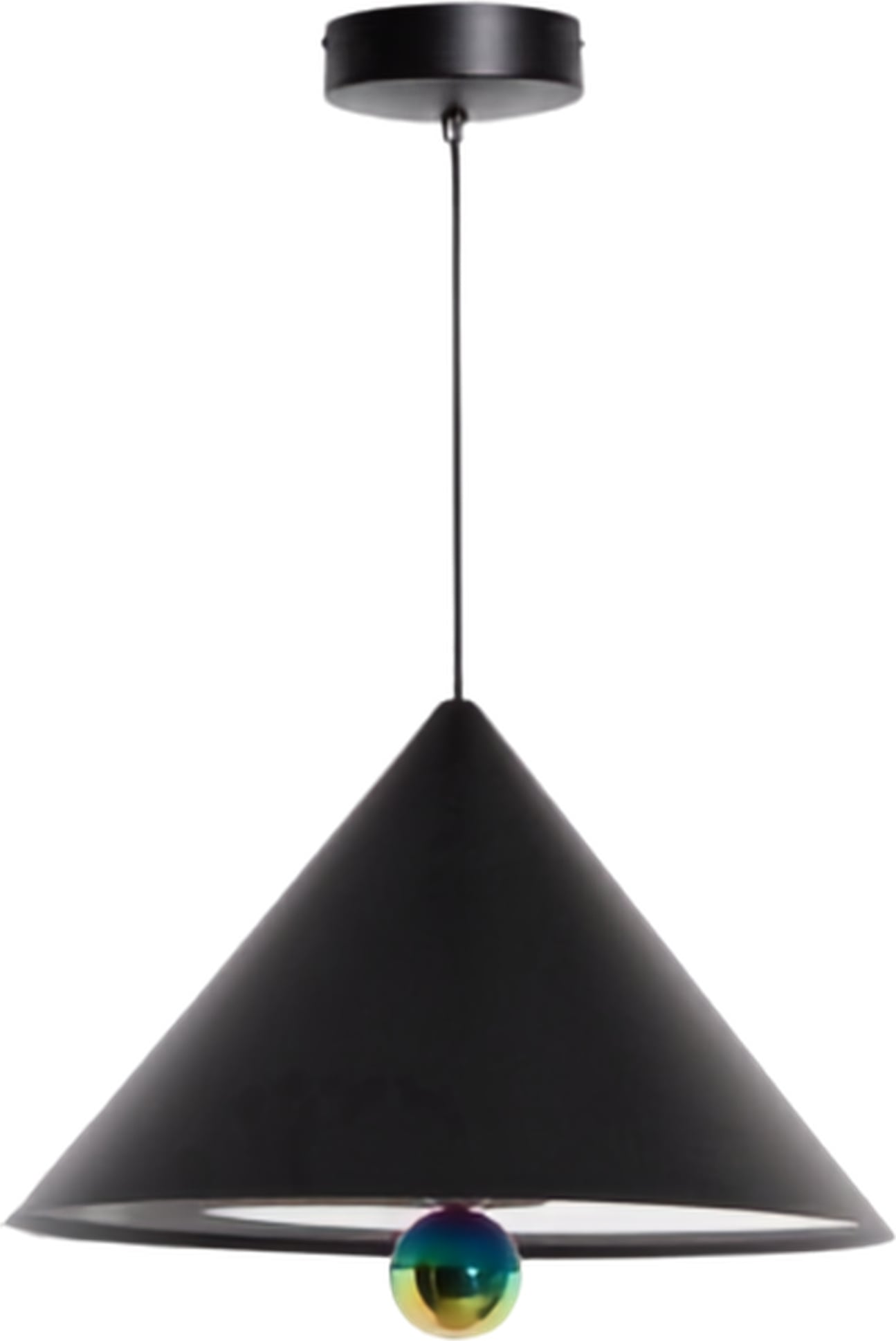 Lampa wisząca Cherry 50 cm czarna