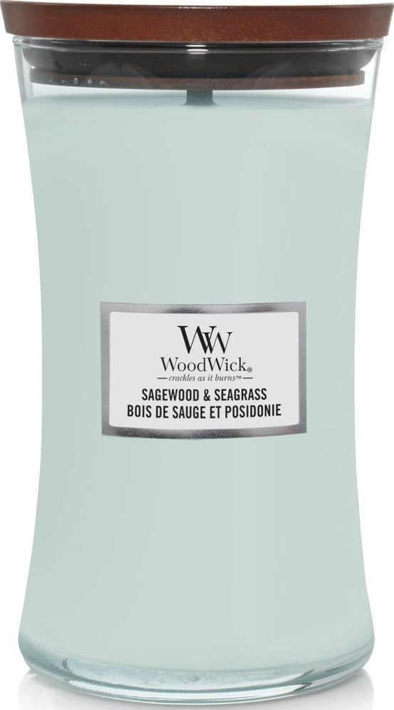 Świeca Core WoodWick Sagewood & Seagrass duża
