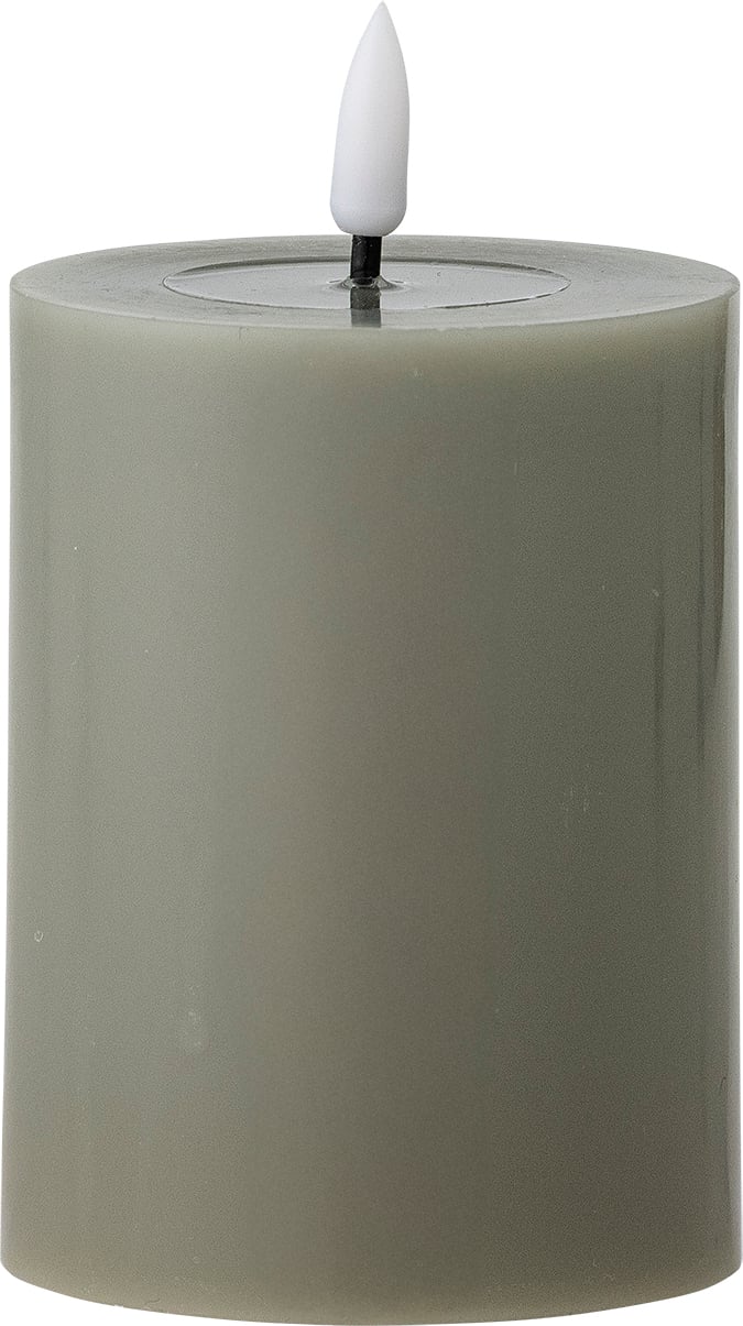 Świeca LED Ponza 10 cm zielona