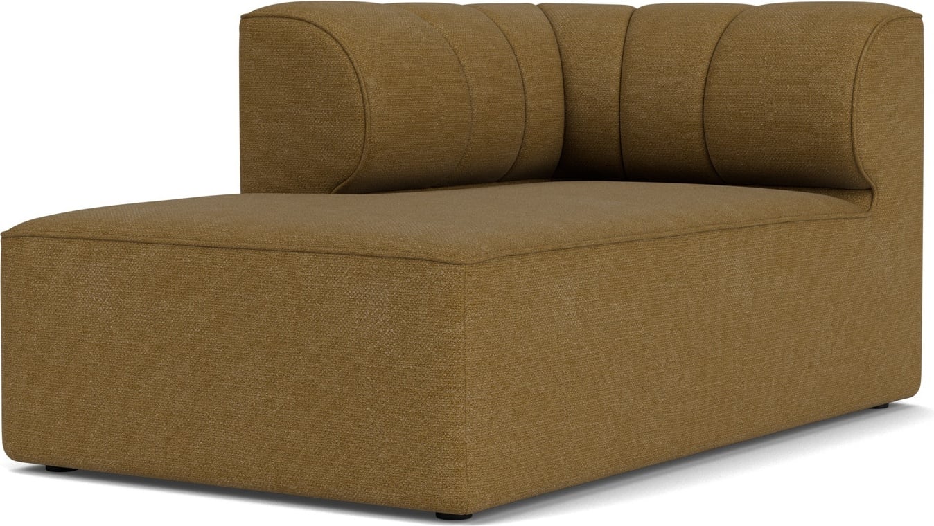 Szezlong lewostronny sofy modułowej Eave Seamline Bouclé 86 x 142 cm brązowy