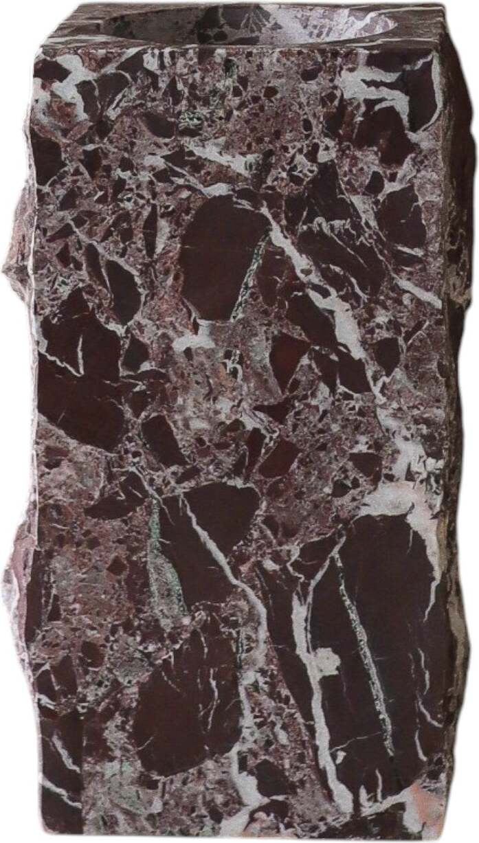 Wazon Botane Edge 30 x 15 cm czerwony marmur