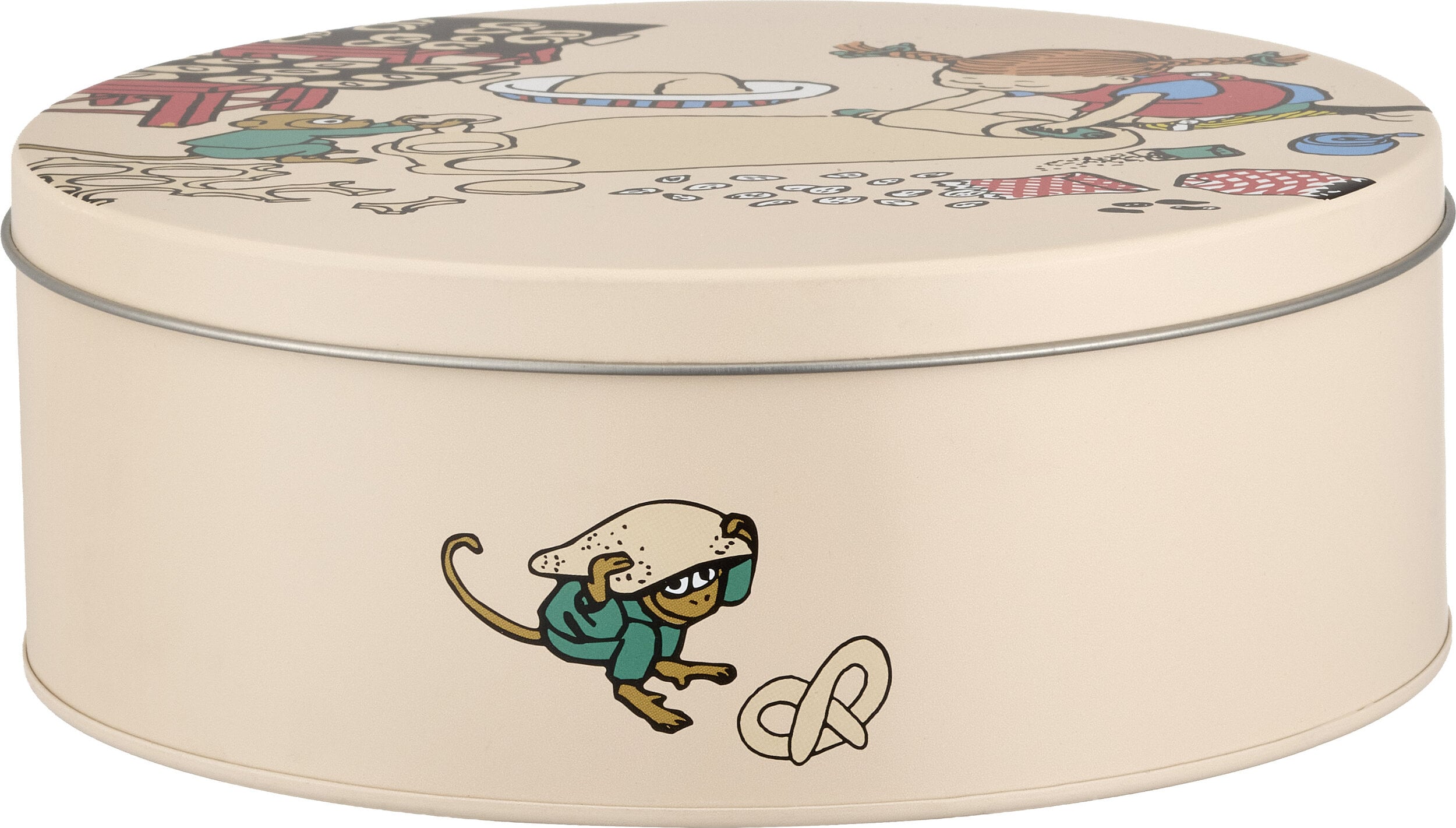 Pojemnik do przechowywania Pippi Pończoszanka 18 cm beżowy