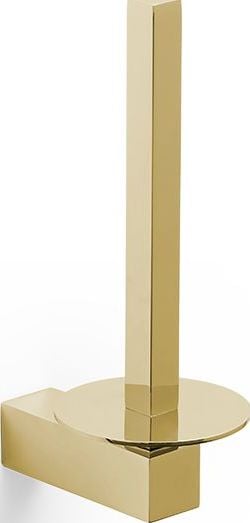 Wieszak na papier toaletowy Corner pionowy złoty