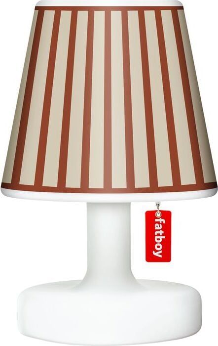 Abażur Cooper Cappie Stripe-A-Pose ceglasty do lampy Edison The Petit