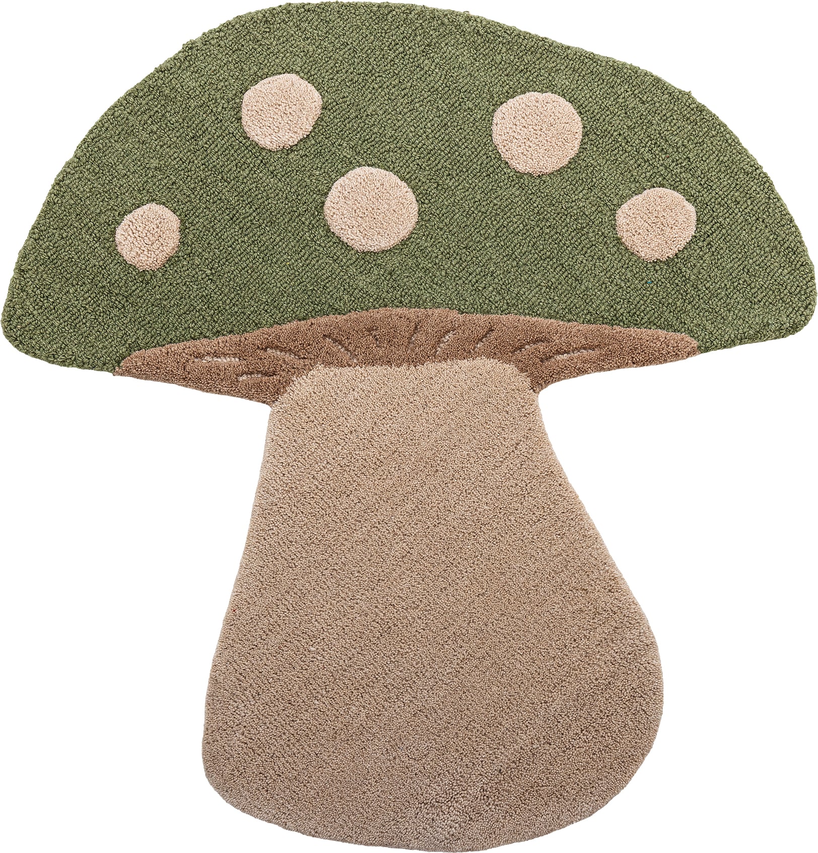 Dywanik dziecięcy Mushroom 90 cm zielony
