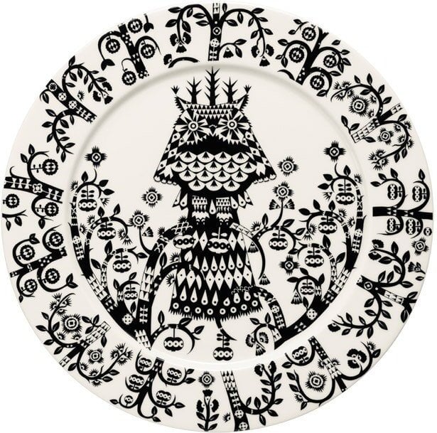 Talerz płaski 27 cm Taika czarny