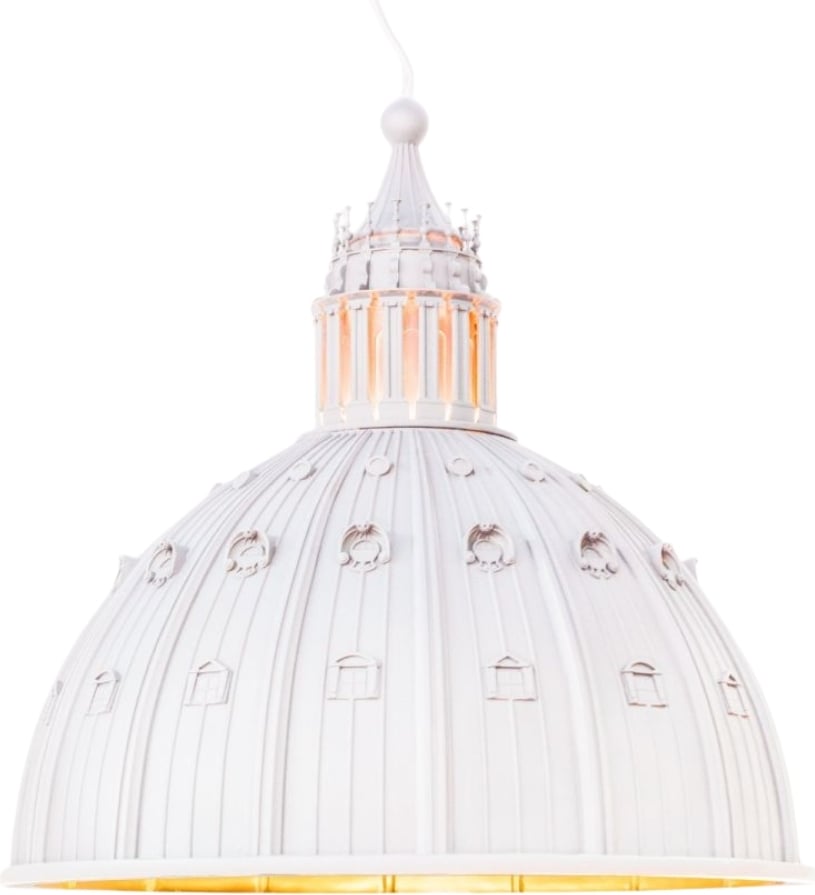Lampa wisząca Cupolone mała biała