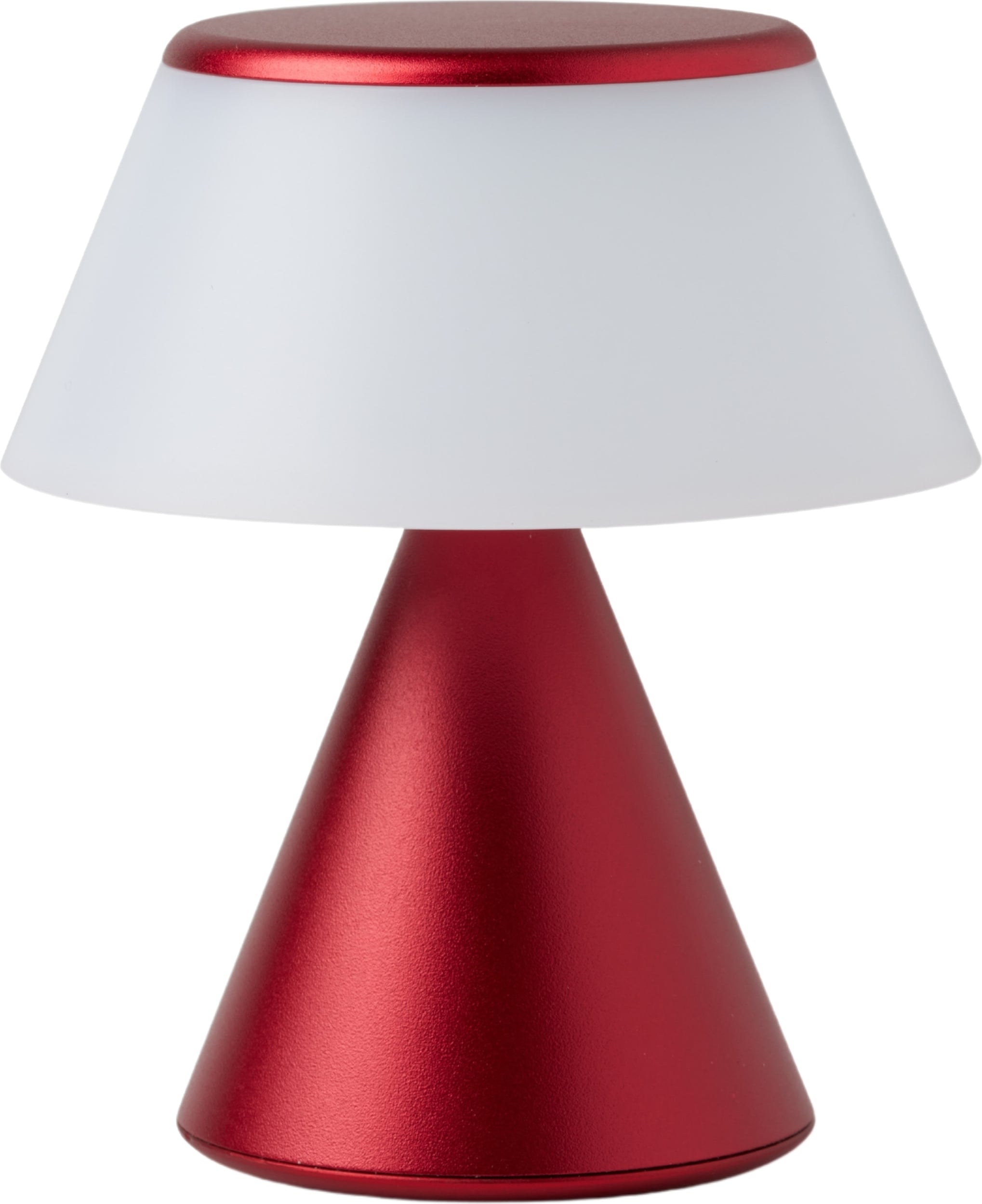 Lampa LED Luma S ciemnoczerwona