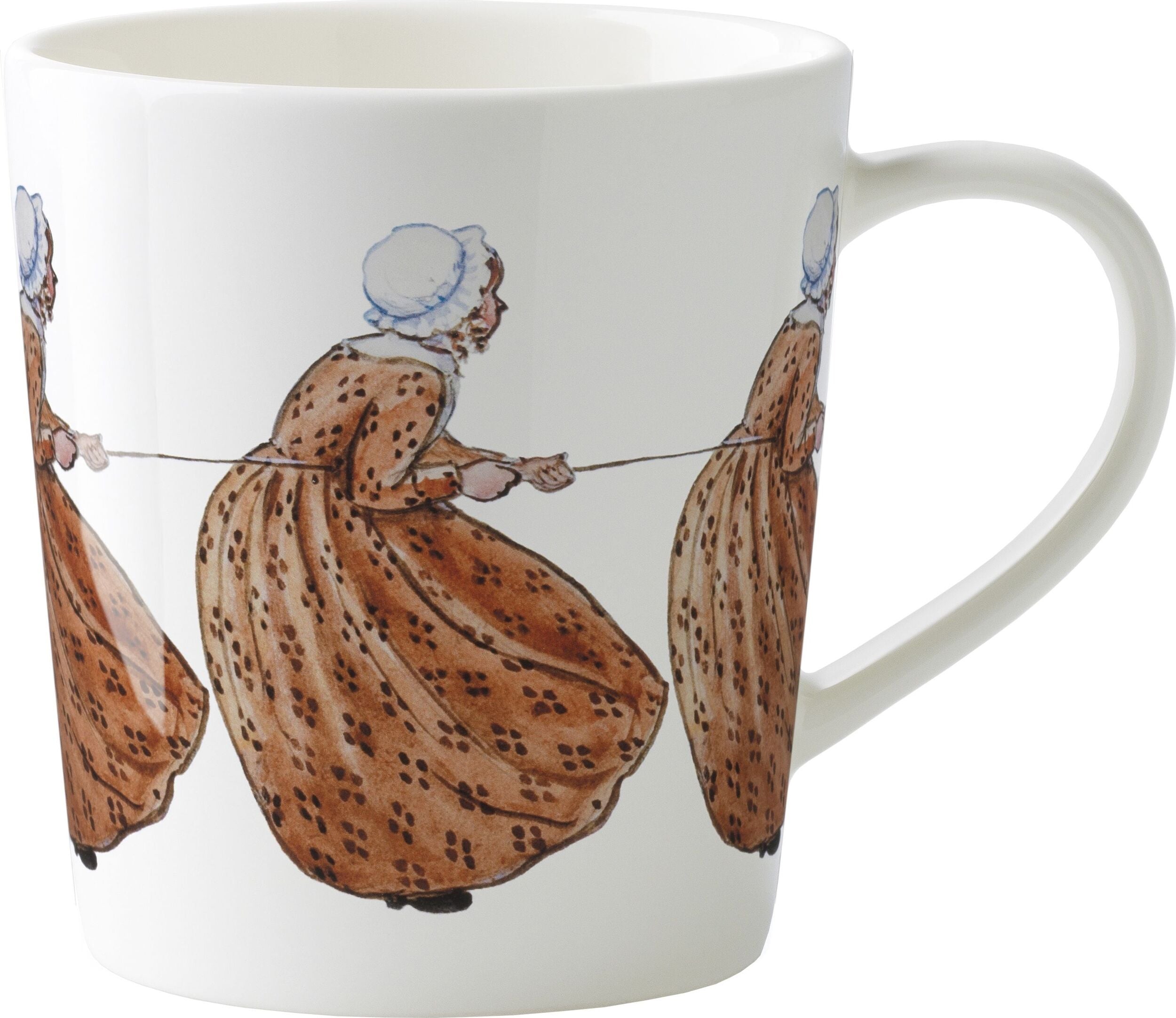Kubek Elsa Beskow Aunt Brown 400 ml
