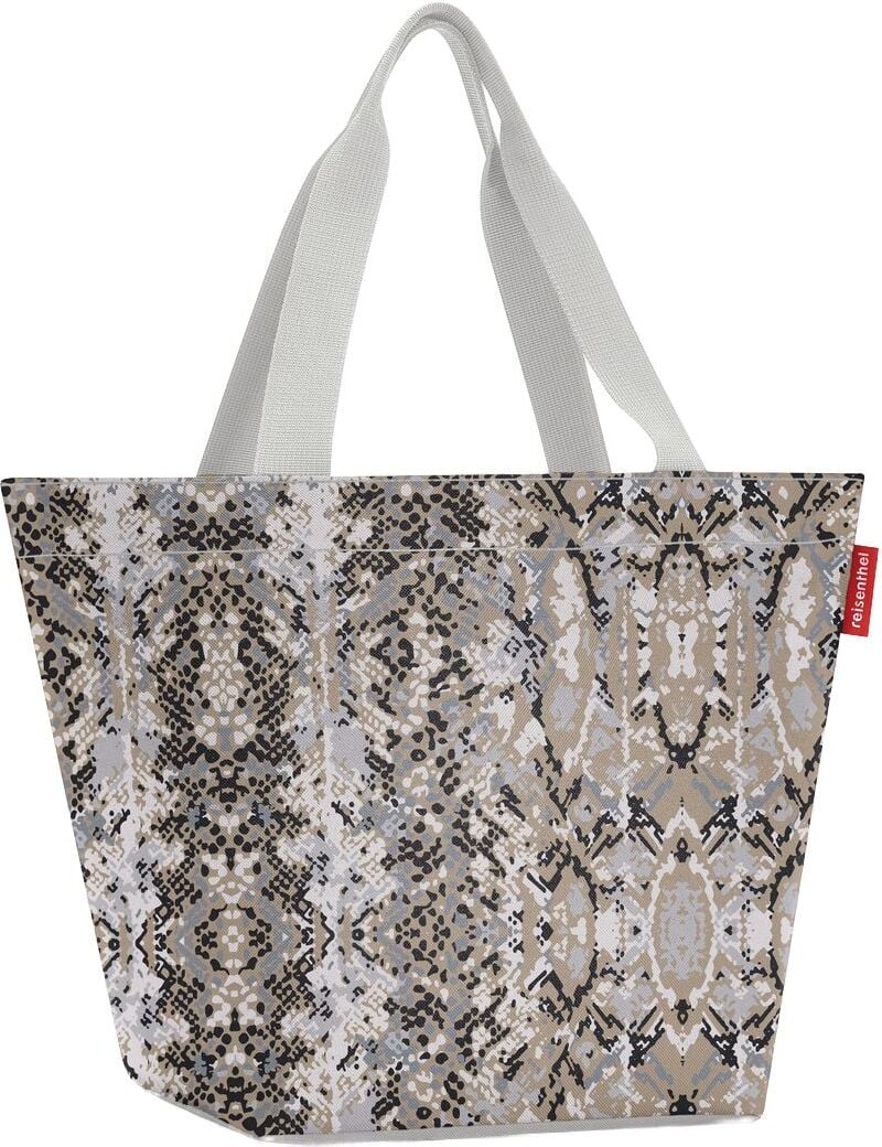 Torba Shopper M szaro-brązowa