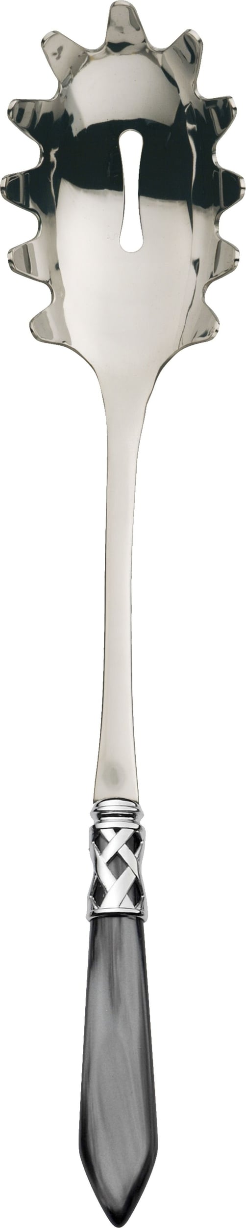Łyżka do spaghetti Aladdin 31 cm czarno-stalowa