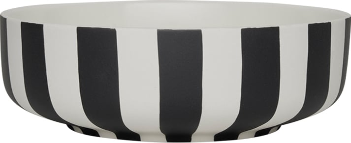Miska Toppu 20 cm czarno-biała