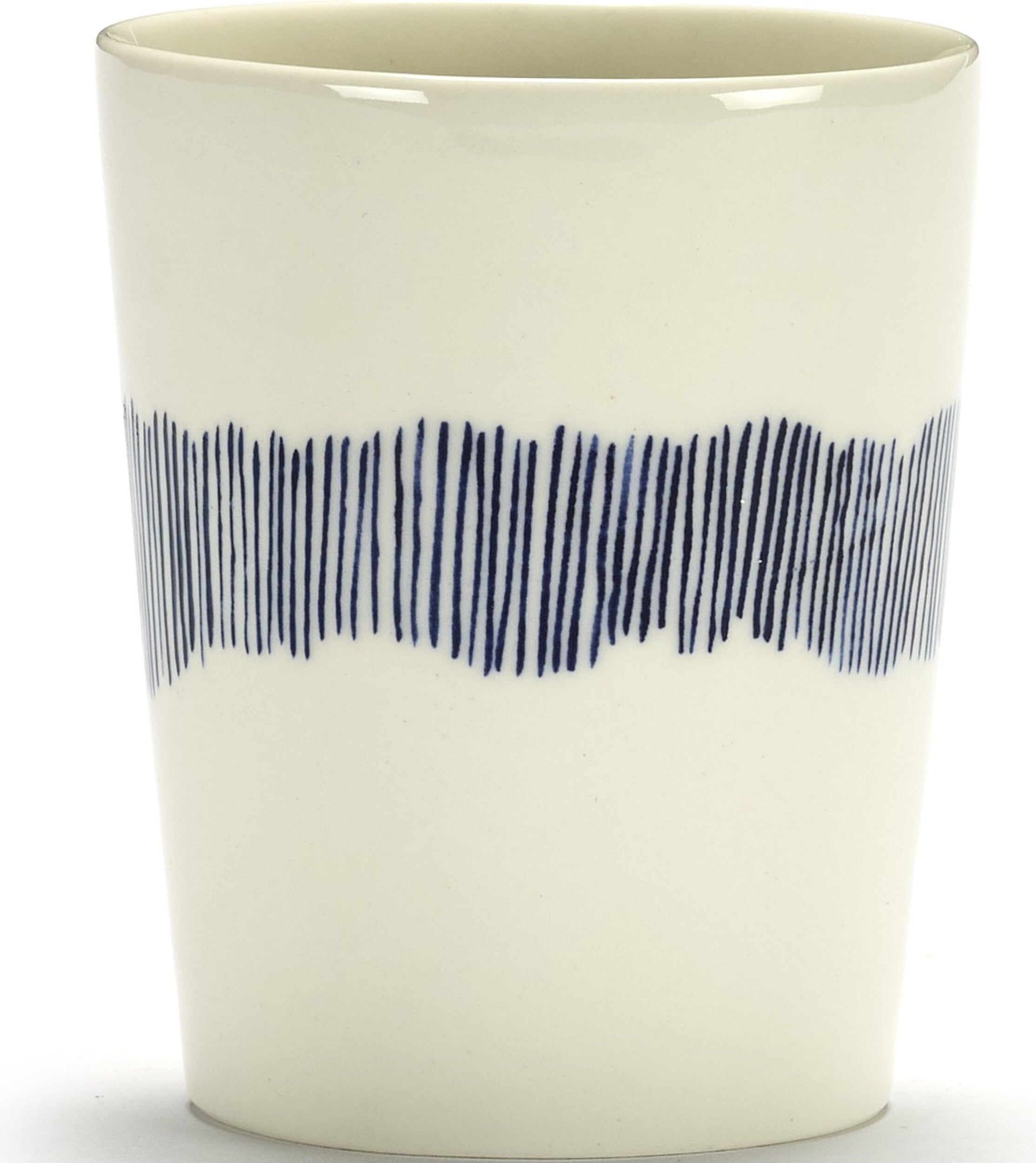Kubki do herbaty Feast 330 ml biało-niebieskie 4 szt.