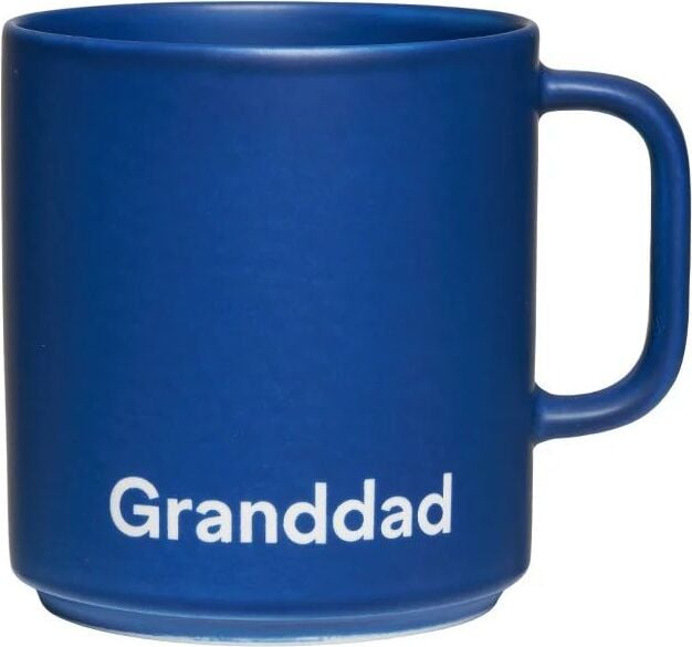 Kubek z uchem Favourite Granddad granatowy